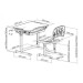 Cubby Парта зі стільцем Cubby Sorpresa Grey (222045)