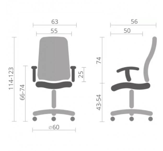 Аклас Крісло ігрове Аклас Бешкет ANF підліткове Чорний (PU-чорний) (00160337)