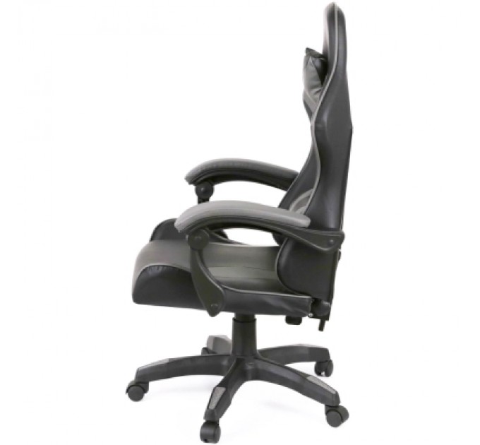 Аклас Крісло ігрове Аклас Бешкет ANF підліткове Чорний (PU-чорний/сірий) (00160338)