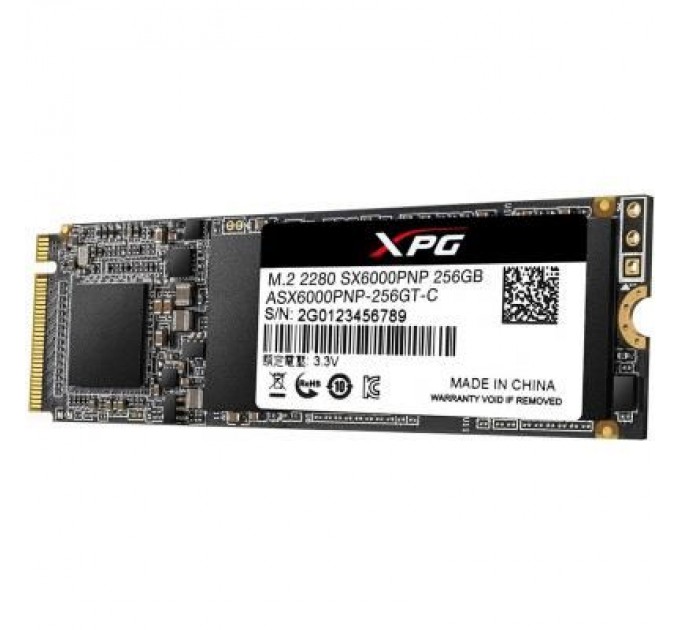 ADATA Накопичувач SSD M.2 2280 256GB ADATA (ASX6000PNP-256GT-C)