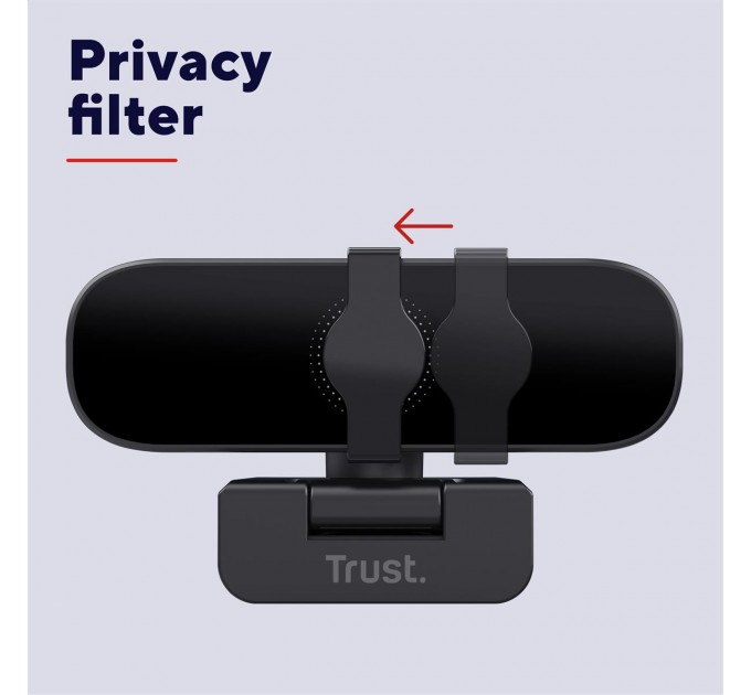 Trust Веб-камера Trust Tanor Full HD Black (25548)