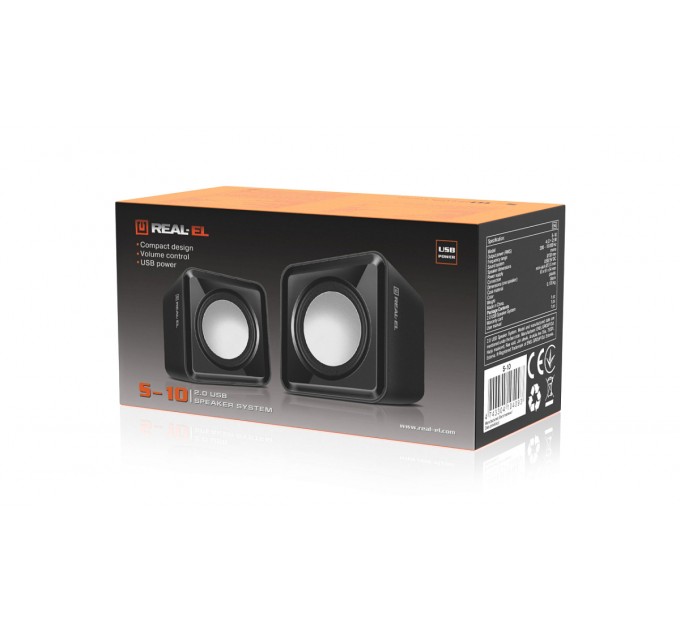 REAL-EL Акустична система REAL-EL S-10 Black