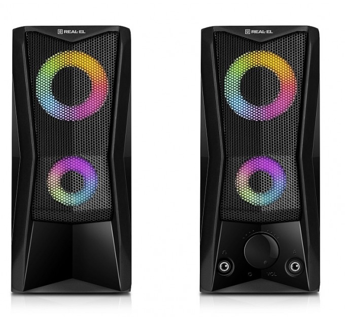 REAL-EL Акустична система REAL-EL S-107 Black