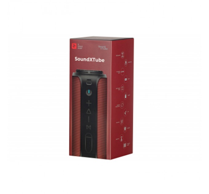 2E Акустична система 2E SoundXTube TWS MP3 Wireless Waterproof Red (2E-BSSXTWRD)