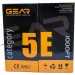 GEAR Кабель мережевий UTP 305м, cat.5e, CU, 4*2*0,51, PVC, indoor, grey GEAR (GEC-UTPCU051305)