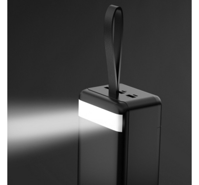 Батарея універсальна XO 50000mAh, PD/18W, QC3.0/22.5W, flashlight, Input(Micro,Type-C,Lightning), Output(3*USB,Type-C) (XO-PR158 / 29211)