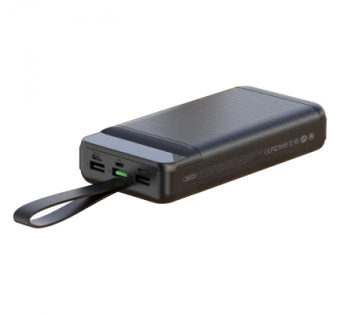 Батарея універсальна XO 50000mAh, PD/18W, QC3.0/22.5W, flashlight, Input(Micro,Type-C,Lightning), Output(3*USB,Type-C) (XO-PR158 / 29211)