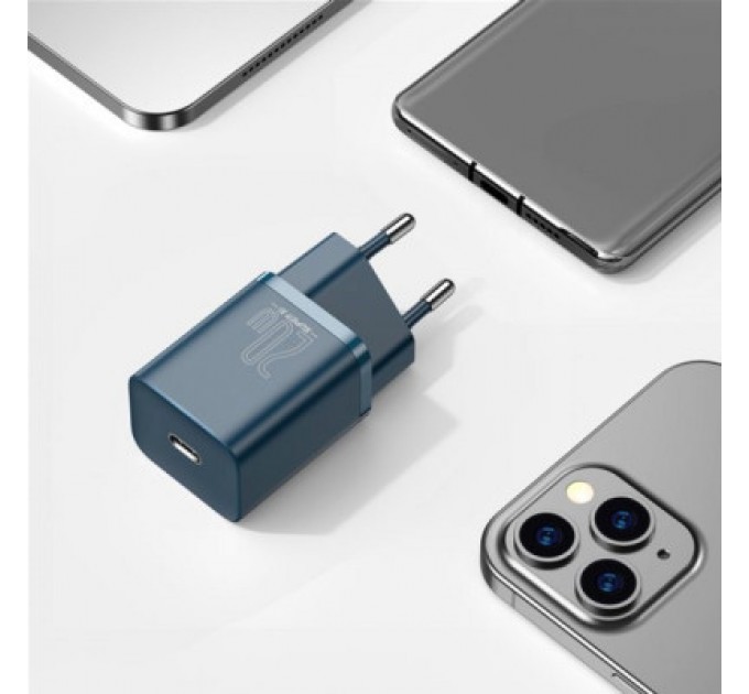 Baseus Зарядний пристрій Baseus Super Si 1C Blue (TZCCSUP-B03)