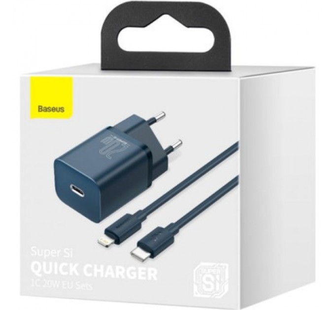 Baseus Зарядний пристрій Baseus Super Si 1C Blue (TZCCSUP-B03)