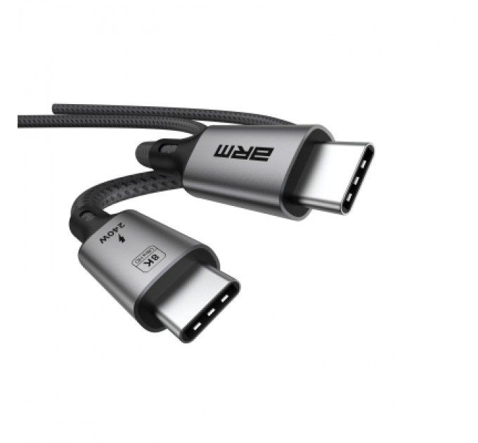 Armorstandart Дата кабель USB-C to USB-C 1.0m USB4 40Gbps 240W 8K60Hz black Armorstandart (ARM81921)