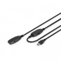 Digitus Дата кабель USB 3.0 AM/AF 10.0m Active Cable Digitus (DA-73105)