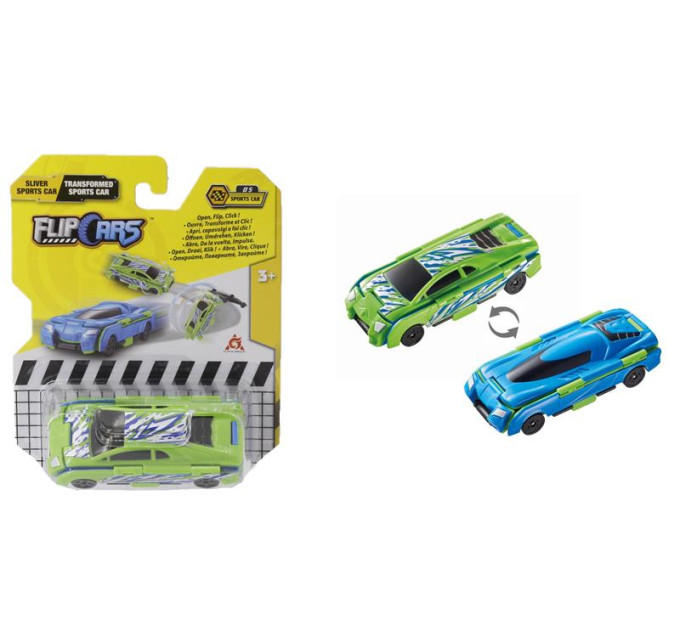 Flip Cars Машина Flip Cars 2 в 1 Спорткар уламок і Спорткар трансформер (EU463875B-05)
