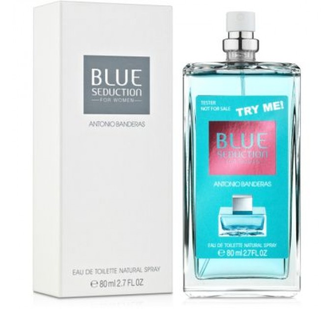 Antonio Banderas Туалетна вода Antonio Banderas Blue Seduction For Women тестер 80 мл (8411061982082)