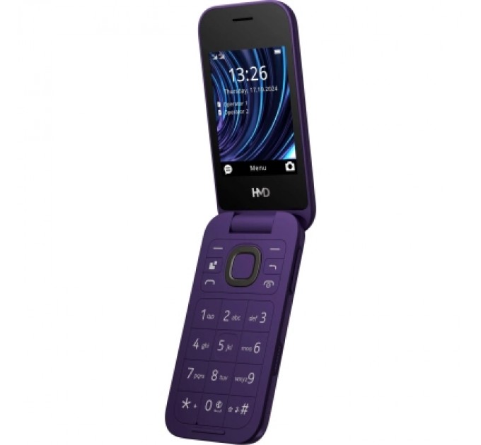 HMD Мобільний телефон HMD 2660 4G Flip DS Violet