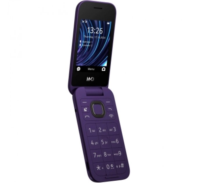 HMD Мобільний телефон HMD 2660 4G Flip DS Violet
