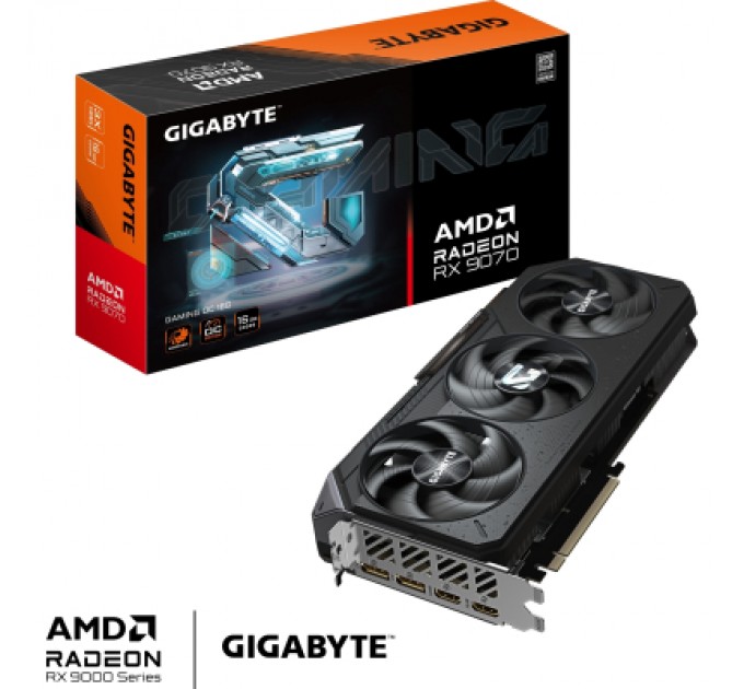GIGABYTE Відеокарта GIGABYTE Radeon RX 9070 16Gb GAMING OC (GV-R9070GAMING OC-16GD)