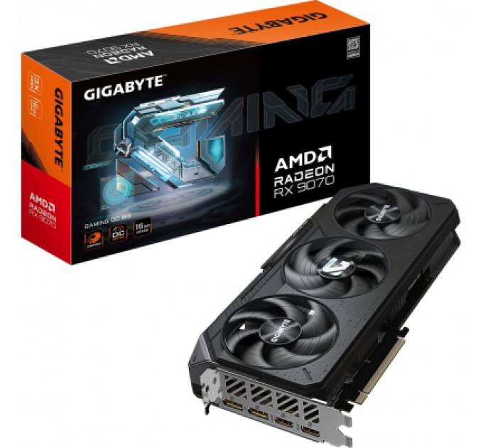 GIGABYTE Відеокарта GIGABYTE Radeon RX 9070 16Gb GAMING OC (GV-R9070GAMING OC-16GD)
