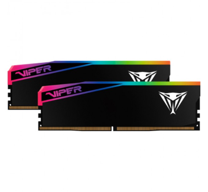 Модуль пам'яті для комп'ютера DDR5 32GB (2x16GB) 6400 MHz Viper Elite 5 Ultra RGB Patriot (VEUR532G6432K)