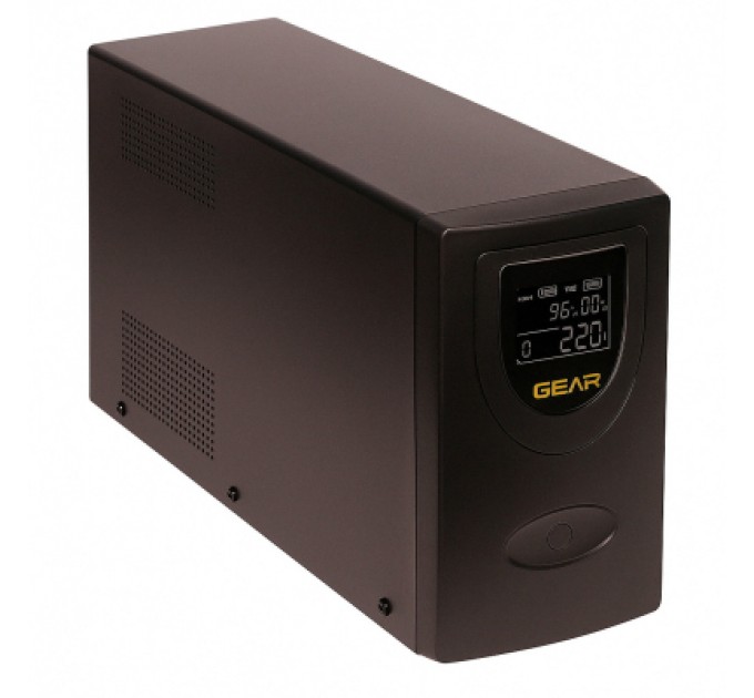 GEAR Пристрій безперебійного живлення GEAR GU-2000PLCD