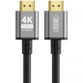 XO Кабель мультимедійний HDMI to HDMI 5.0m v2.0 black XO (GB017B-HDMI.tranish)