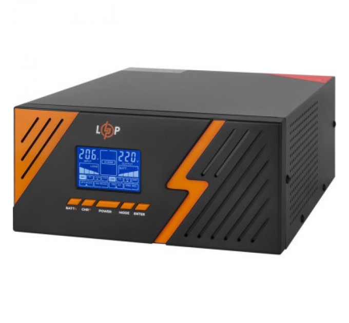 LogicPower Пристрій безперебійного живлення LogicPower LPM - PSW-1500VA, 1050W, Black (22754)