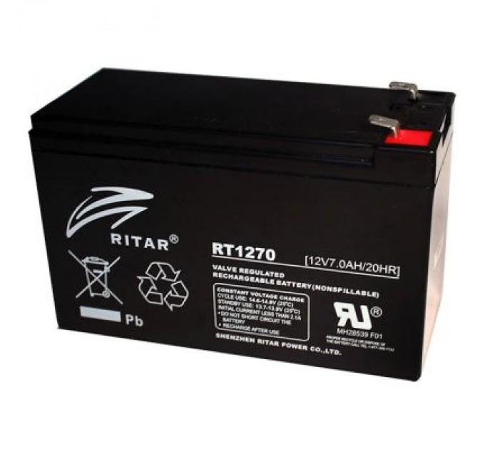 Ritar Батарея до ДБЖ Ritar AGM RT1270, 12V-7Ah (RT1270)