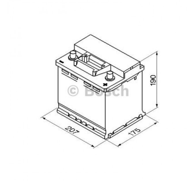 Акумулятор автомобільний Bosch 45А (0 092 S30 020)