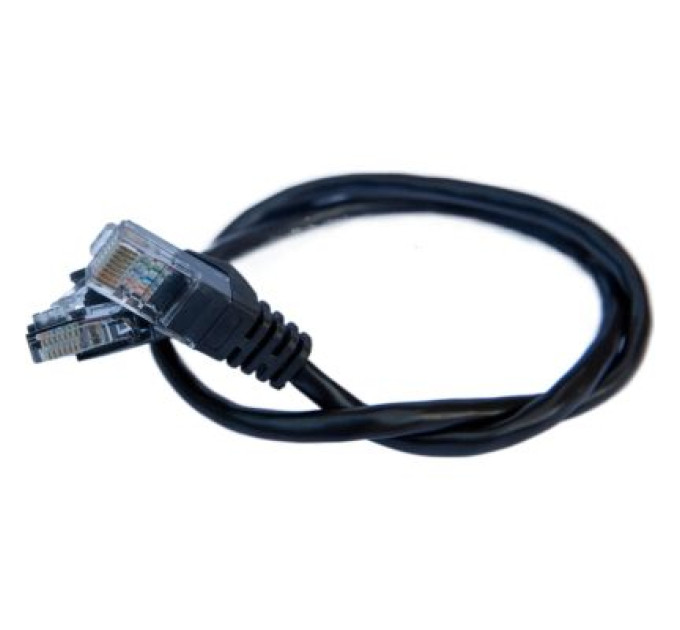 GEAR Патч-корд 0.5м UTP cat.5e, CCA, black GEAR (GPC-UTPCCARJ45-0.5B)