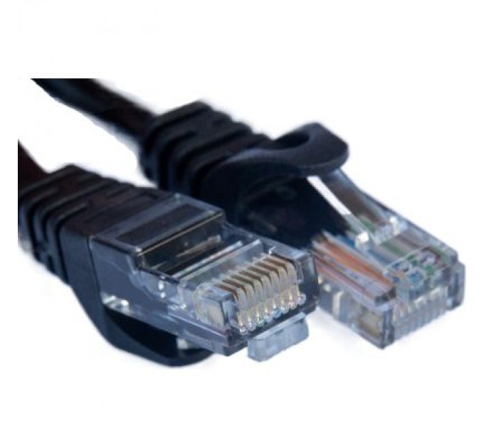 GEAR Патч-корд 1.5м UTP cat.5e, CCA, black GEAR (GPC-UTPCCARJ45-1.5B)