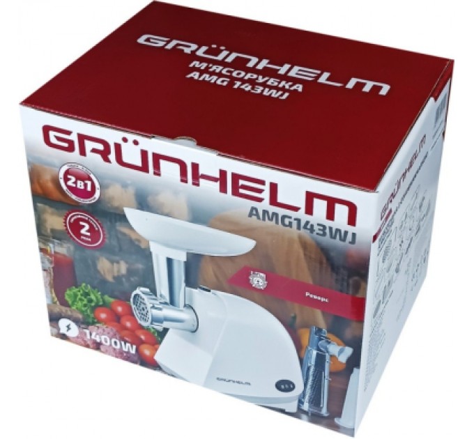 М'ясорубка Grunhelm AMG143WJ
