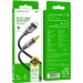 BOROFONE Кабель мультимедійний Lightning to 3.5mm M 1.0m BL19 black BOROFONE (6941991108327)