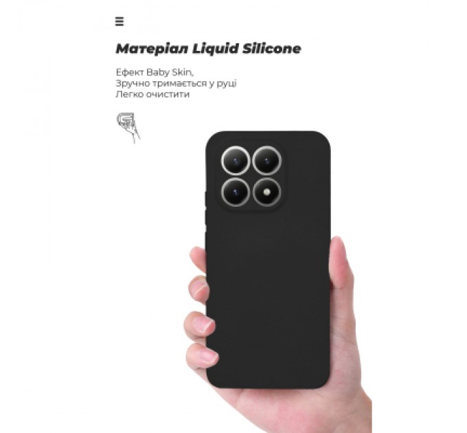 Чохол до мобільного телефона Armorstandart ICON Xiaomi 15T 5G Black (ARM86985)