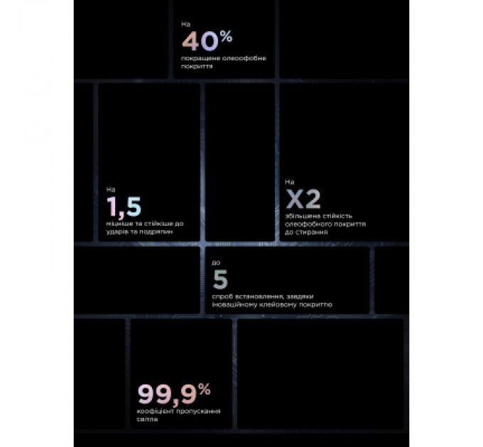 Скло захисне Armorstandart Supreme Plus Black Icon Apple iPhone 17 Pro (ARM86403)