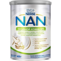 Дитяча суміш Nestle NAN Потрійний комфорт з народження, 400 г (7613035351462)