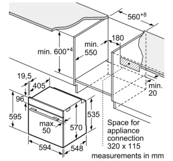 Духова шафа Bosch HJG852YS0
