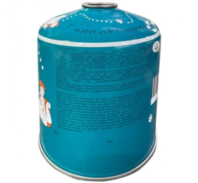 Quest Газовий балон Quest 450 г різьбове з'єднання (Q-G450)