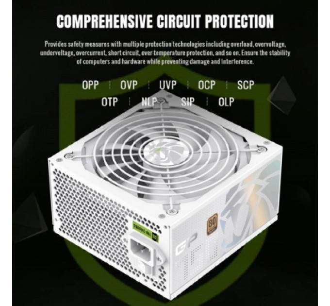 Gamemax Блок живлення Gamemax 750W (GP 750B WH)