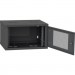 Ipcom Шафа настінна Ipcom 6U, 600*450, перфоровані дверцята, RAL9005 (СН-6U-060х045-ДП-9005)
