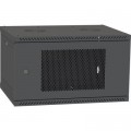 Ipcom Шафа настінна Ipcom 6U, 600*450, перфоровані дверцята, RAL9005 (СН-6U-060х045-ДП-9005)