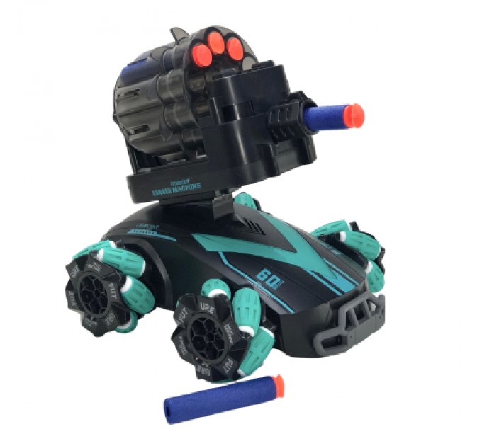 UFT Радіокерована іграшка UFT Дрифтова машинка Танк-всюдихід Стріляє м'якими дротиками з підсвічуванням (UFTGC3)