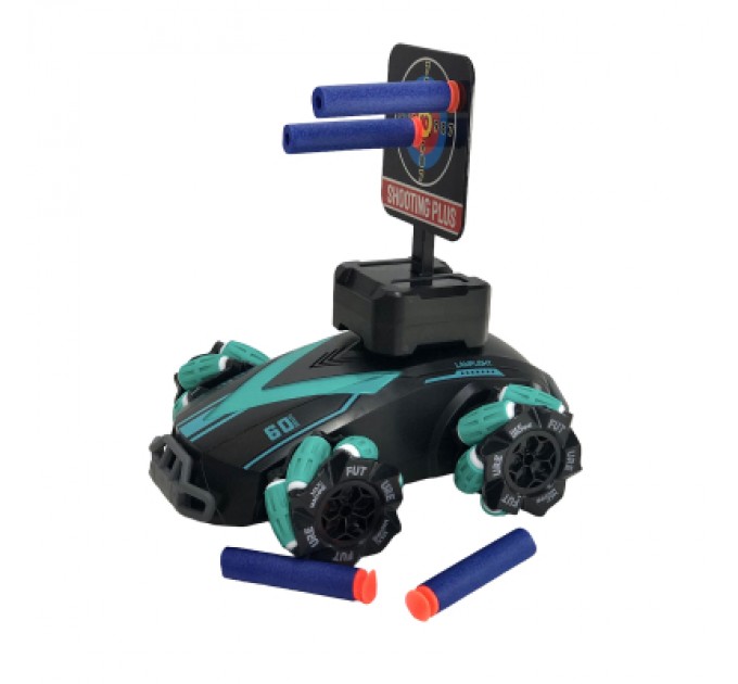 UFT Радіокерована іграшка UFT Дрифтова машинка Танк-всюдихід Стріляє м'якими дротиками з підсвічуванням (UFTGC3)