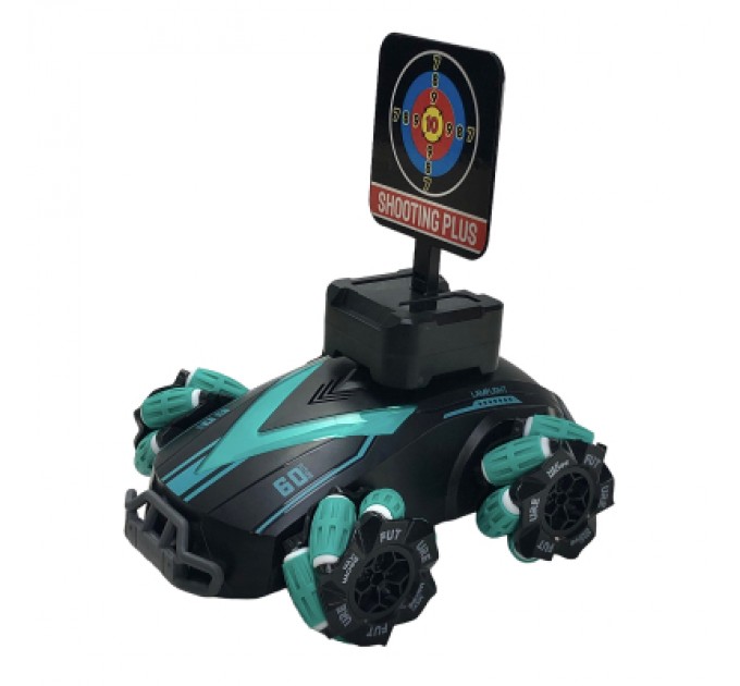 UFT Радіокерована іграшка UFT Дрифтова машинка Танк-всюдихід Стріляє м'якими дротиками з підсвічуванням (UFTGC3)