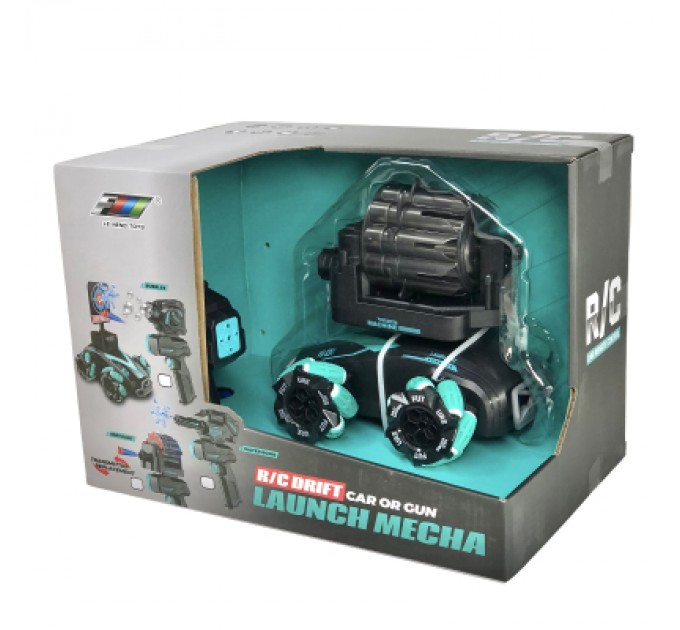 UFT Радіокерована іграшка UFT Дрифтова машинка Танк-всюдихід Стріляє м'якими дротиками з підсвічуванням (UFTGC3)