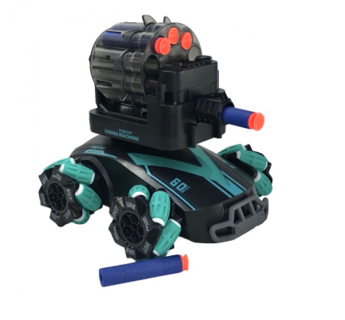 UFT Радіокерована іграшка UFT Дрифтова машинка Танк-всюдихід Стріляє м'якими дротиками з підсвічуванням (UFTGC3)