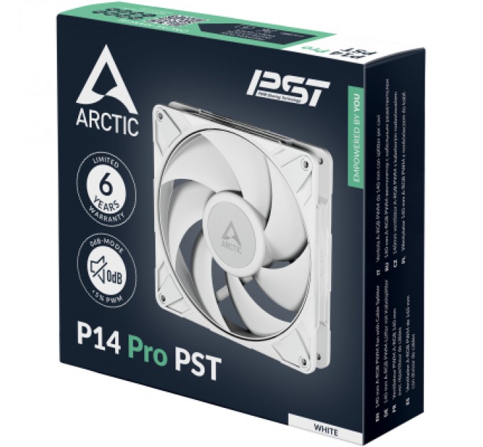 Arctic Кулер до корпусу Arctic P14 PRO PST WHT (ACFAN00317A)