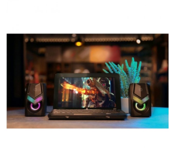 Акустична система HP DHE-6000 LED RGB Black (DHE-6000)