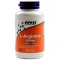 Now Foods Амінокислота Now Foods L-Аргінін, L-Arginine, 500 мг, 100 капсул (NOW-00030)