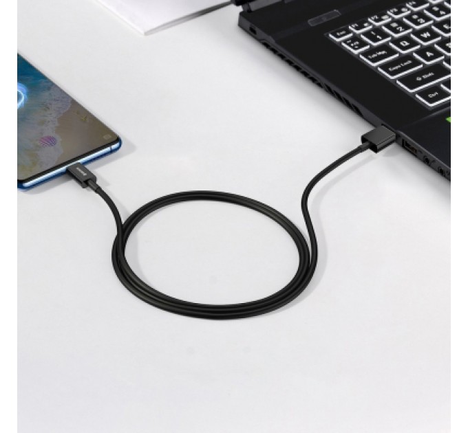 Baseus Дата кабель USB 2.0 AM to Micro 5P 2.0m Superior Fast Charging 2A black Baseus (CAMYS-A01)