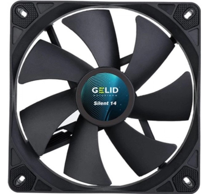 Gelid Solutions Кулер до корпусу Gelid Solutions Silent 14 Black 140 mm (FN-PX14-11)