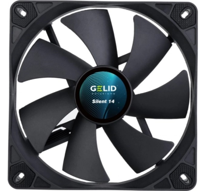 Gelid Solutions Кулер до корпусу Gelid Solutions Silent 14 Black 140 mm (FN-PX14-11)